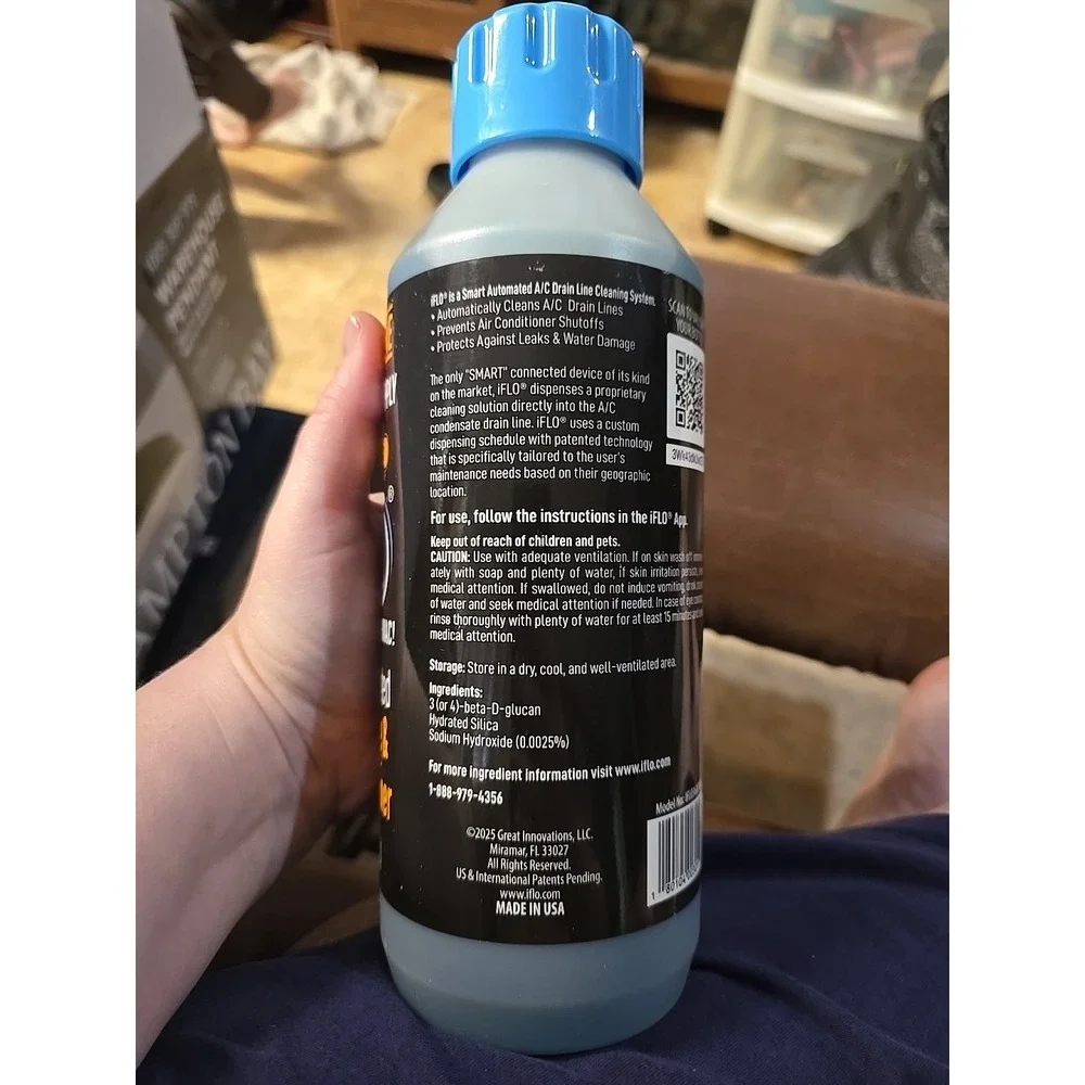 iFLO Extreme Smart A/C Drain Line and Pan Cleaner Concentrate 36 Fl Oz NIPS